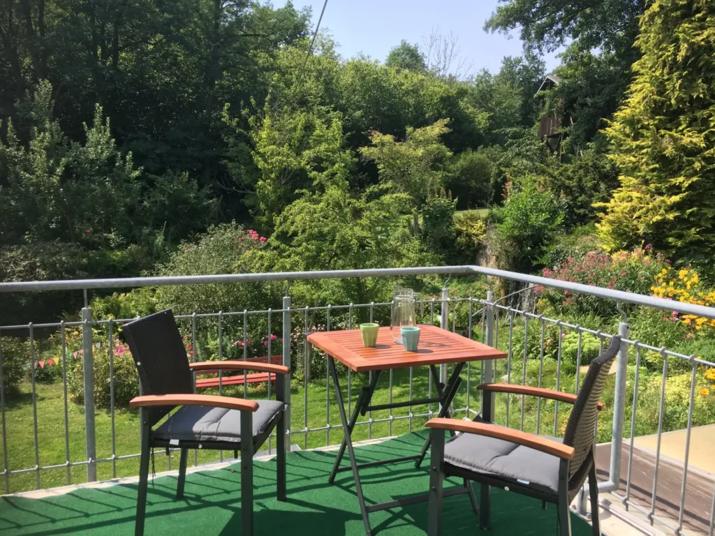 Balkon - Ferienwohnung Auguste - Frankfurt (Oder) Mühlental